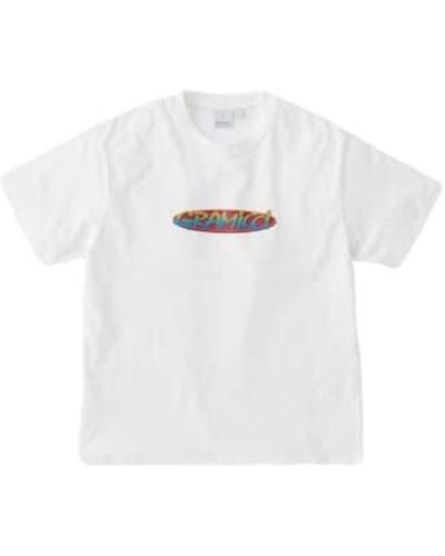 Gramicci T Shirt Oval Uomo - Bianco