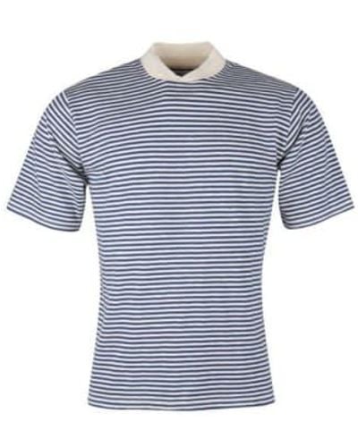 Barbour Briggs Striped T Shirt - Blu