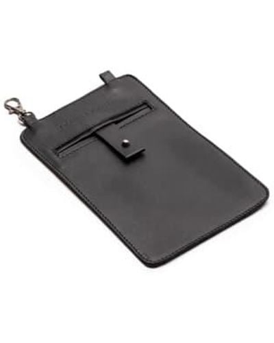 Tracey Neuls Handy Or Black Leather Pouch - Nero