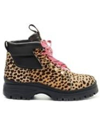 FABIENNE CHAPOT Printed Lindsey Boots - Nero