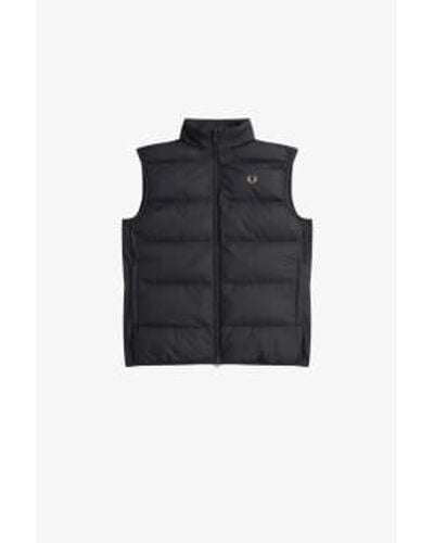 Fred Perry Insulated Gilet Anchor Extra Large - Black