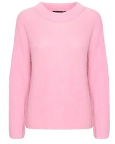 Soaked In Luxury Maryse Pullover In Pastel Lavender - Rosa