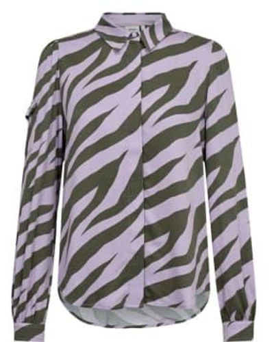 Numph Ville Shirt Lilac Breeze S - Grey