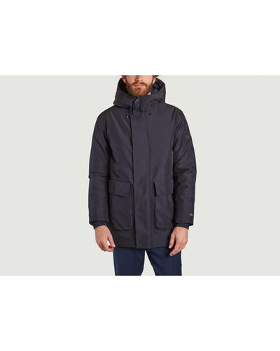 Aigle Parkas & Coats, Men Long hooded padded Dupont Sorona® MTD®parka