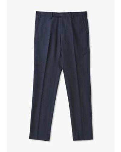 Skopes Mens Harcourt Tailored Suit Trousers In - Blu