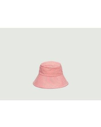 Becksöndergaard Bucket Hat Striba Xs/s - Pink