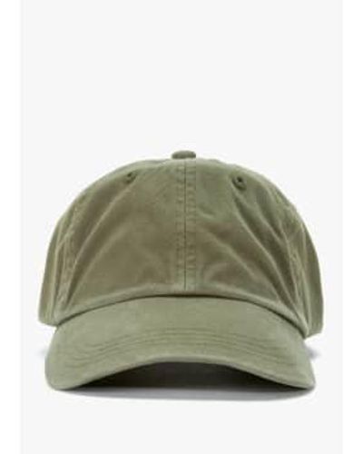 COLORFUL STANDARD Mens Organic Cotton Cap In Dusty - Verde