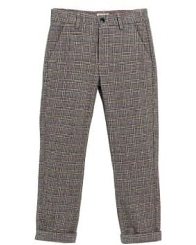 Bellerose Check A Perry Trousers - Grigio