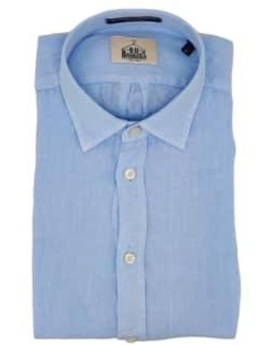 B.D. Baggies Bradford Man Aque Essence Shirt L - Blue