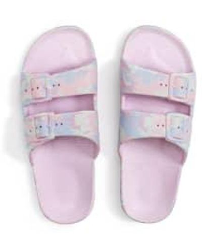 FREEDOM MOSES Slippers Camo Parme - Violet