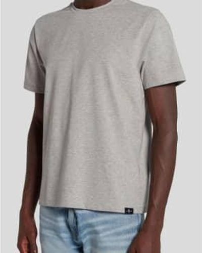 7 For All Mankind Camiseta gray melange luxe performance jsim2370gm - Gris