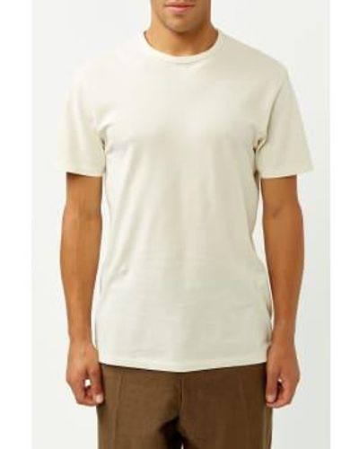 About Companions Eco Pique Ecru Liron T Shirt - Bianco
