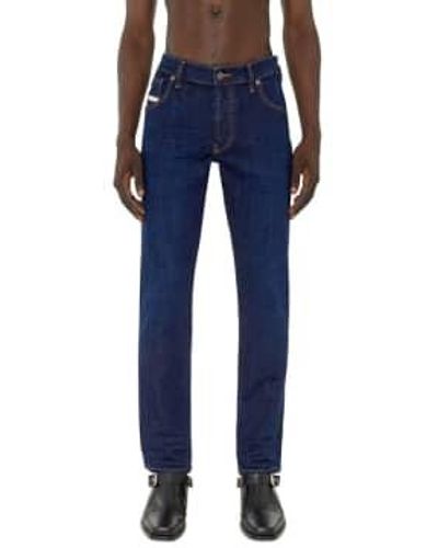 DIESEL D -yennox 0ihaq tapered fit jeans - Blau