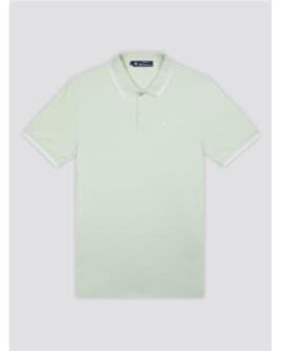 Ben Sherman Pale Organic Signature Polo Shirt Size S - Green
