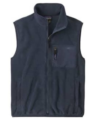 Patagonia Gilet Synchilla Fleece Smolder L - Blue