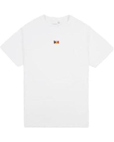 Parlez Pennant T Shirt Small - White
