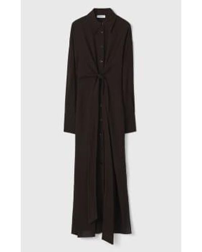 Rodebjer Apple Wrapped Shirt Dress - Nero