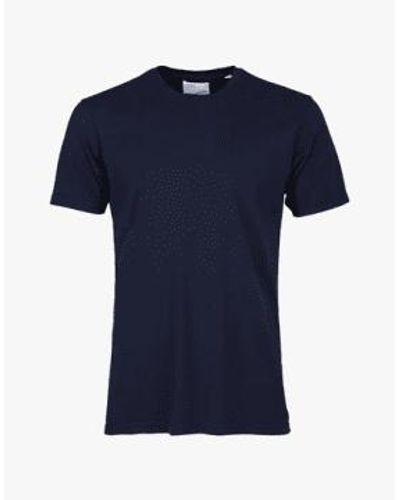 COLORFUL STANDARD Camiseta clásica orgánica azul marino
