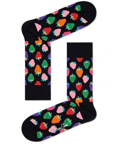 Happy Socks Chaussettes fraises multicolores