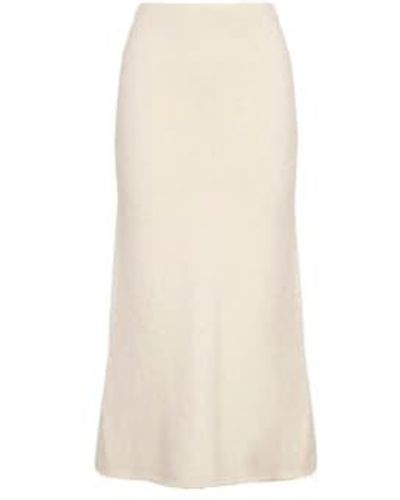 Gestuz Posiagz Skirt Egret Xs - Natural