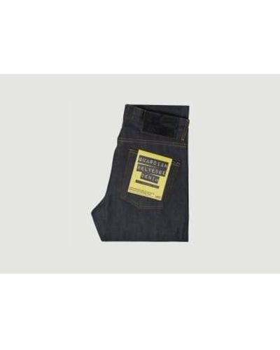 Naked & Famous Super Guy Guardian Selvedge Jeans 28/32 - Blue