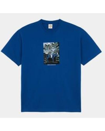 POLAR SKATE Rider T-shirt Egyptian M - Blue