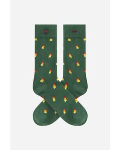 Adam Lippes Socks Rockets Sustainable - Verde