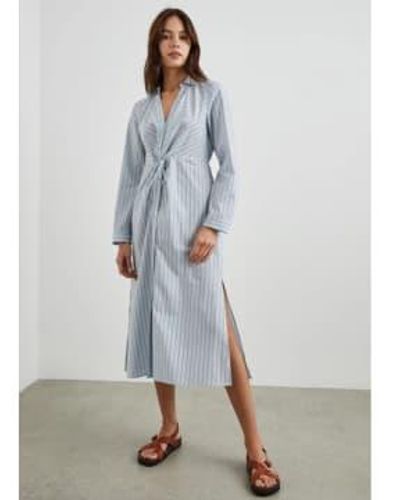 Rails Irie Dress Hampton Stripe Xs - Gray