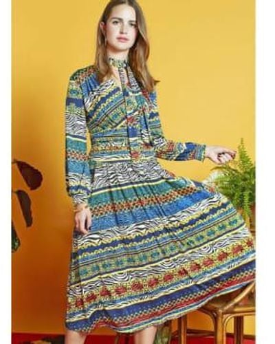 ONJENU Zebres Midi Dress 8 - Multicolor