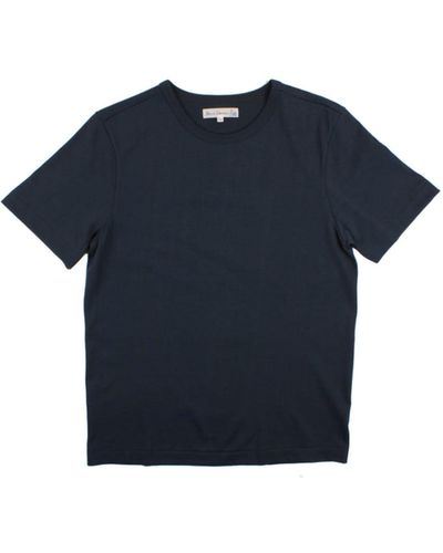Merz B. Schwanen 215 T -Shirt mit Loopwheel - Blau
