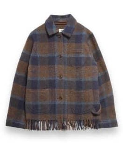 YMC Labour Chore Fringe Jacket Multi - Blu