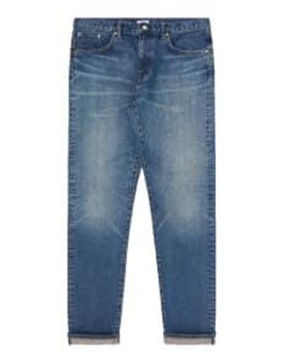 Edwin Slim Tapered Jeans Mid Used L32 - Blu