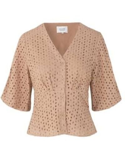 Second Female Milly Broderie Blouse - Pink