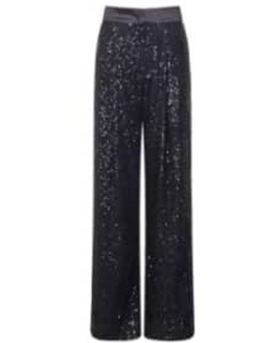 French Connection Alindava Sequin Suit Trousers - Blu