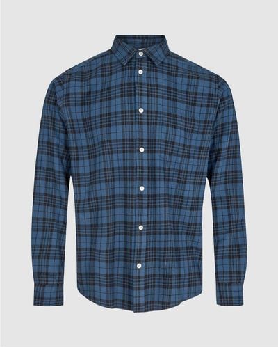Minimum Terno Shirt Navy Blazer - Blue