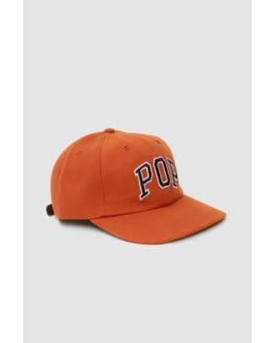 Pop Trading Co. Arch Sixpanel Hat Cinnamon Os - Orange