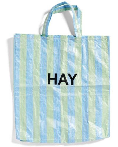 Hay Candy Stripe XL Tasche - Blau