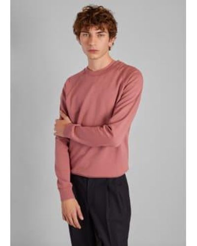 L'Exception Paris Lexception Paris Sweatshirt Round Neck In Organic Cotton - Rosso