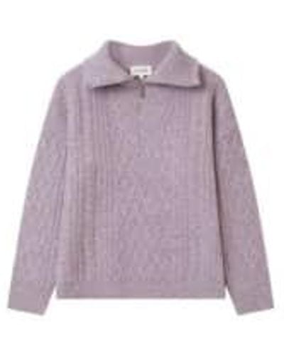 Grace & Mila Hogan Sweater L - Purple