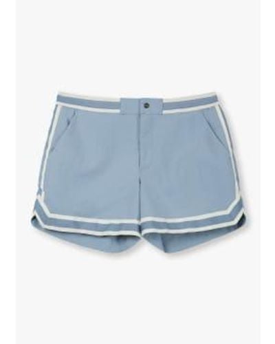 CHE Pantalones pantalones pantalones cortos natación en azul en polvo