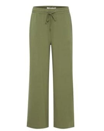 B.Young Byoung Bypandinna Trousers Olivine - Verde