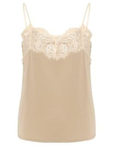 Soaked In Luxury Slcayla Twotone Singlet Or Plaza Taupe - Neutro