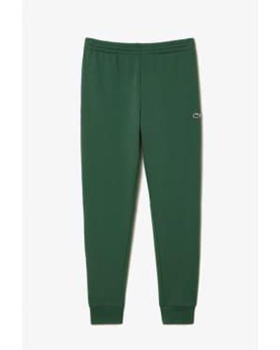 Lacoste Slim Fit Organic Cotton Fleece Jogger Trackpants - Green