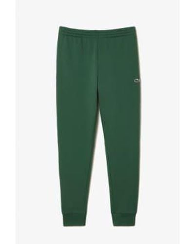 Lacoste Pantalones chándal estilo jogger corte slim en polar algodón orgánico hombre - Verde