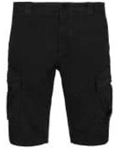 C.P. Company Cargo-shorts aus stretchsatin schwarz