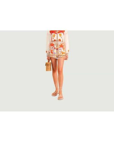 Short Imprimé Farm Rio - Rose - Taille Medium - Très Bon état