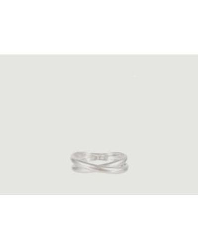 Jade Venturi Ring Lova Two Rings 1 - Bianco