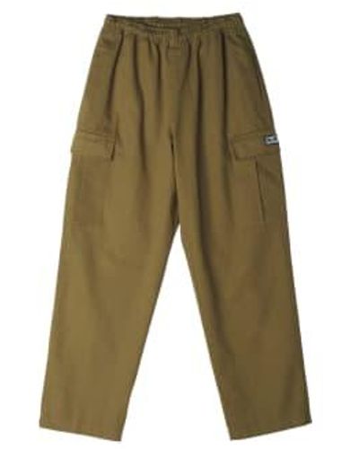 Obey Field pantalons ripstop cargo - Vert