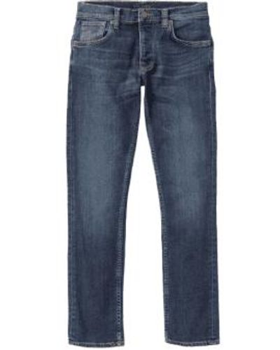 Nudie Jeans Grim tim slim fit jeans - Blau