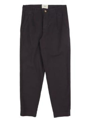 Folk Lean Assembly Pant In Soft Linen - Grigio